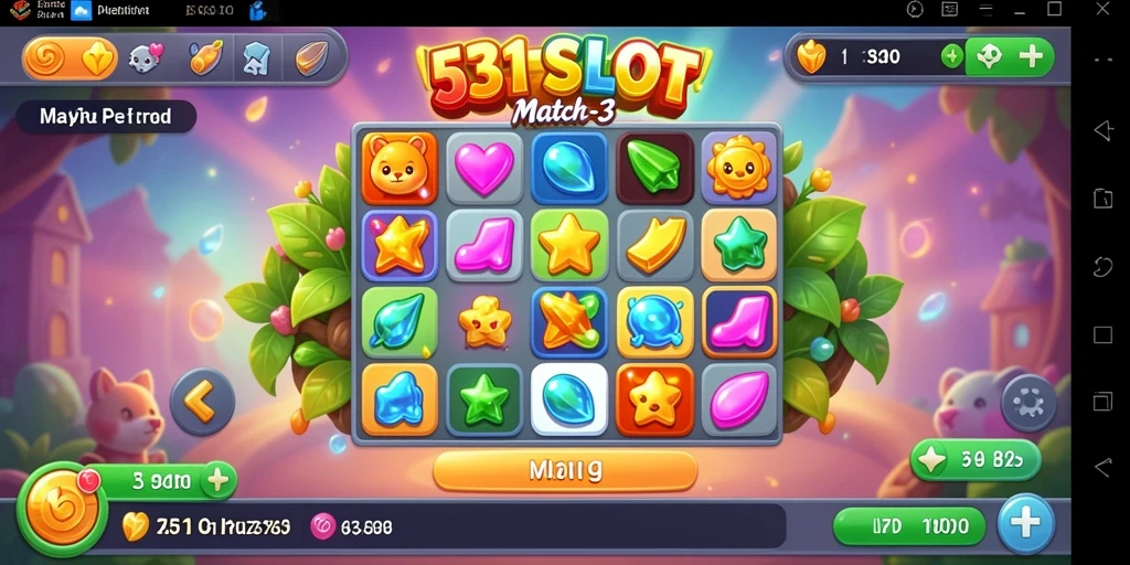 Tangkapan layar gameplay 531SLOT yang penuh warna dan menantang.