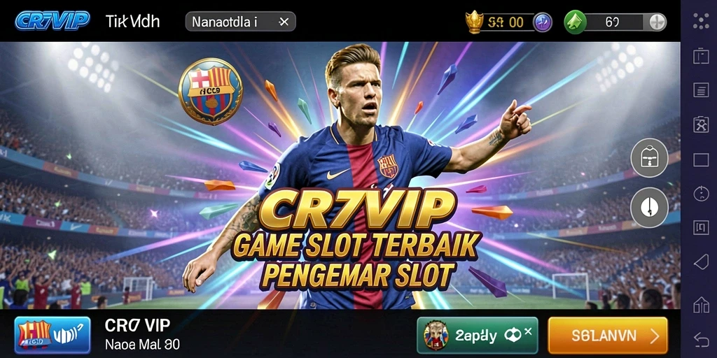 Tampilan gameplay mendebarkan dalam CR7VIP dengan fitur slot yang menarik.