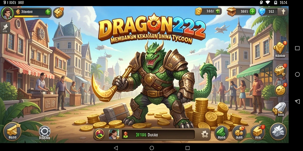 Screenshot gameplay Tycoon yang menunjukkan pengelolaan bisnis.