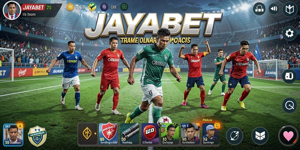 Tampilan gameplay JAYABET dengan aksi olahraga yang seru.