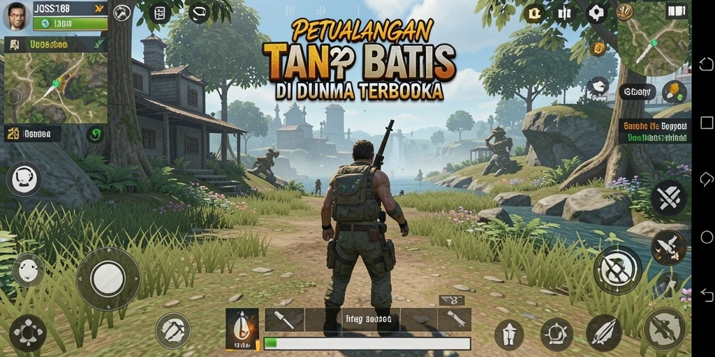 Gameplay menawan dalam dunia terbuka yang luas dan interaktif.