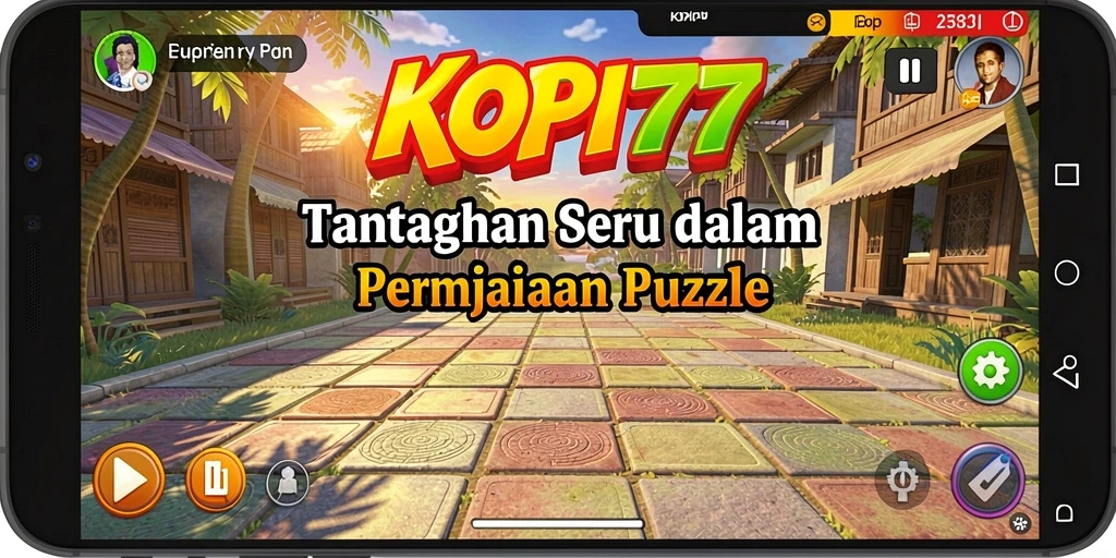 Screenshot gameplay KOPI77 menunjukkan tantangan puzzle yang menarik.