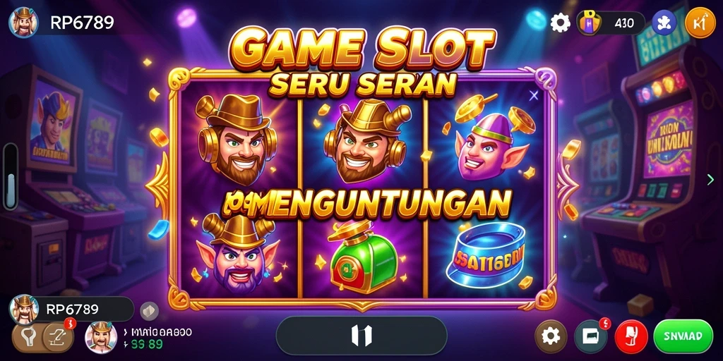 Screenshot gameplay Slot RP6789 yang menarik dan penuh aksi.