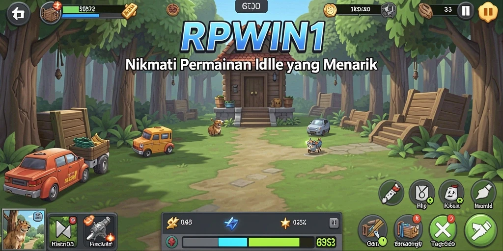 Screenshot menampilkan gameplay Idle yang mengasyikkan di RPWIN1.