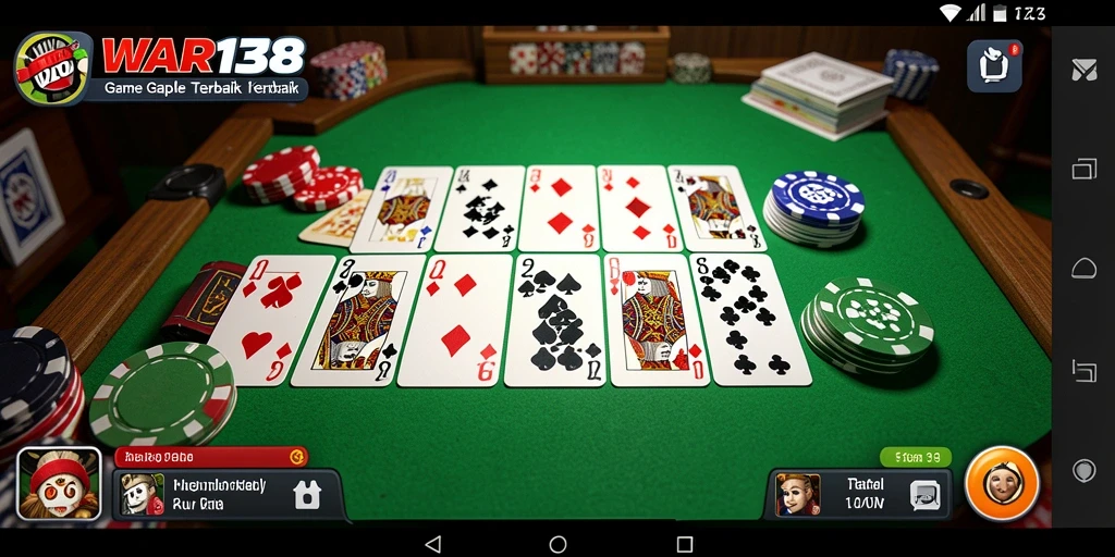 Tangkapan layar gameplay Gaple yang seru dan interaktif.