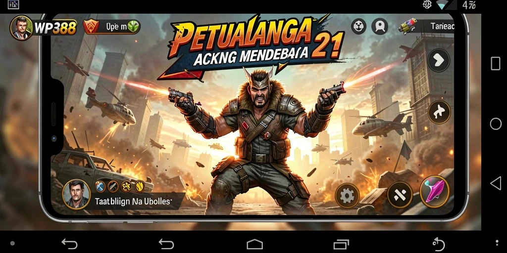Tampilan aksi menarik dari gameplay WP888 dengan berbagai tantangan yang menegangkan.