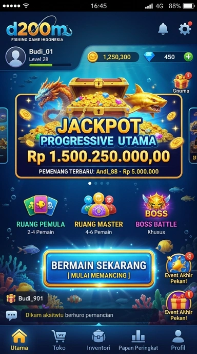 Antarmuka pengguna d200m yang intuitif.